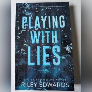 Playing With Lies By Riley Edwards Paperback Book ⭐ Autographed ⭐